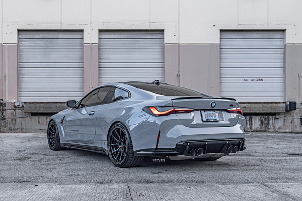 Фото дисков Strasse Wheels SV5 Deep Concave Duoblock Черный сатин на BMW 4/M4 (G22/G82)