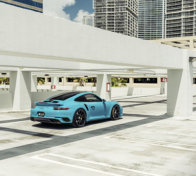 Фото дисков Vossen RS19 на Porsche 911 VIII