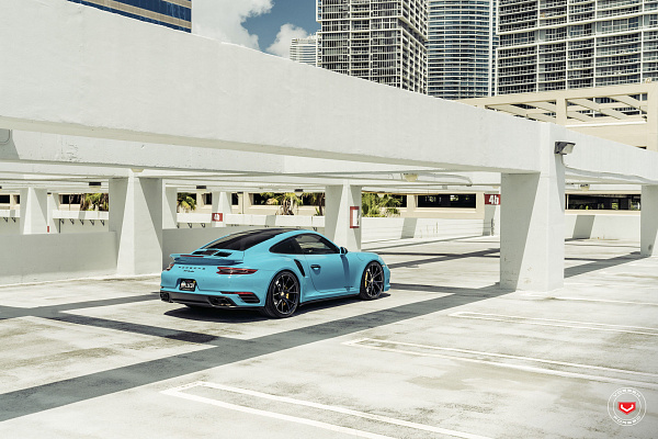 Фото дисков Vossen RS19 Черный глянец на Porsche 911 VIII