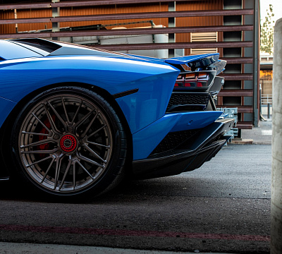Фото дисков Brixton Forged VL4 на Lamborghini Aventador