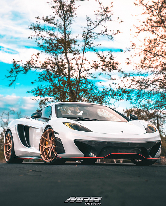 Фото дисков FS06 Сатиновая медь на McLaren 12C