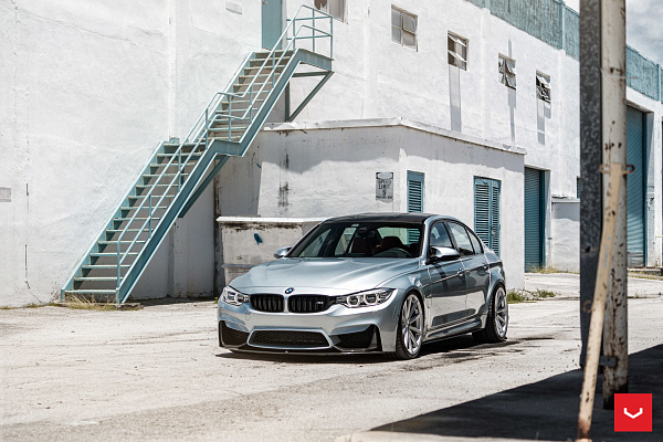 Фото дисков Vossen VFS-10 Серебро на BMW 3/M3 (F3x/F80)