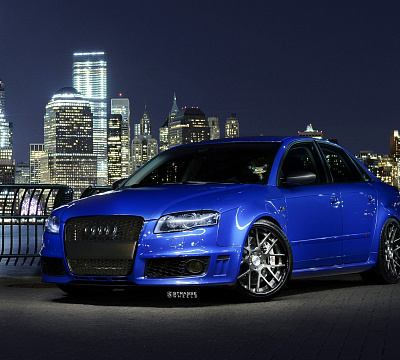 Фото дисков Strasse Wheels SM7 Deep Concave на Audi A/S/RS 4 (B8)