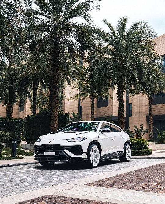 Фото дисков MW03 Белый глянец на Lamborghini Urus