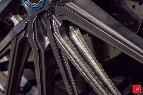 Фото дисков Vossen HF-4T Сатиновый графит на Porsche 911 VIII
