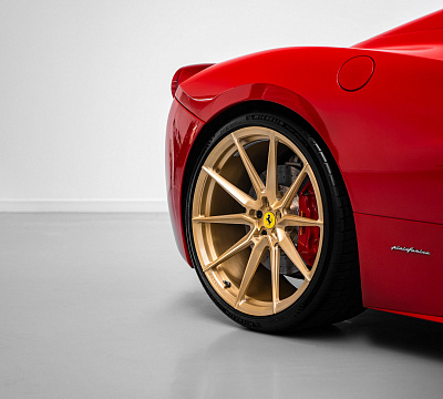 Фото дисков Vossen EVO-2 на Ferrari 458
