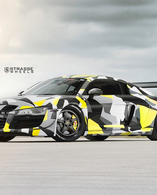 Фото дисков S5 Performance Черный сатин на Audi R8 (Typ 42)