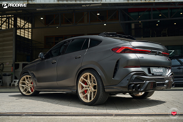 Фото дисков Vossen EVO-4 Сатиновая шампань на BMW X6/X6 M (G06/F96)