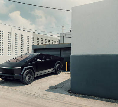 Фото дисков Vossen LC3-11 на Tesla Cybertruck