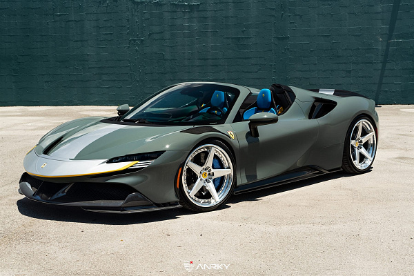 Фото дисков Anrky RS5.3 Полированный лак на Ferrari SF90