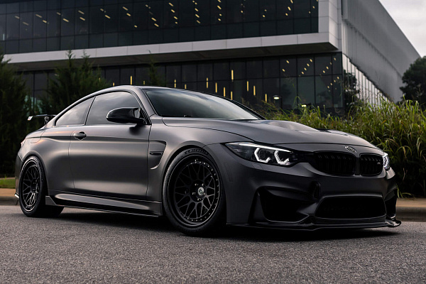 Фото дисков HRE 300 Черный сатин на BMW 4/M4 (F32/F82)