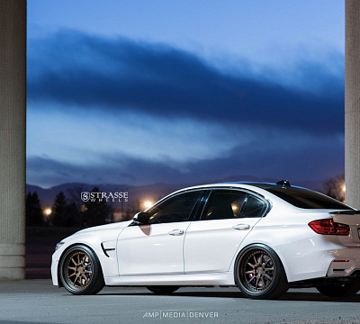 Фото дисков Strasse Wheels R10 Competition на BMW 3/M3 (F3x/F80)