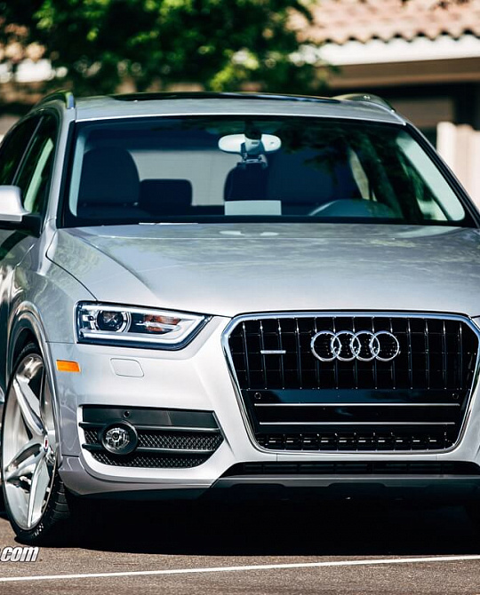 Фото дисков P107 Глянцевый тонированный лак на Audi Q3 (8U)