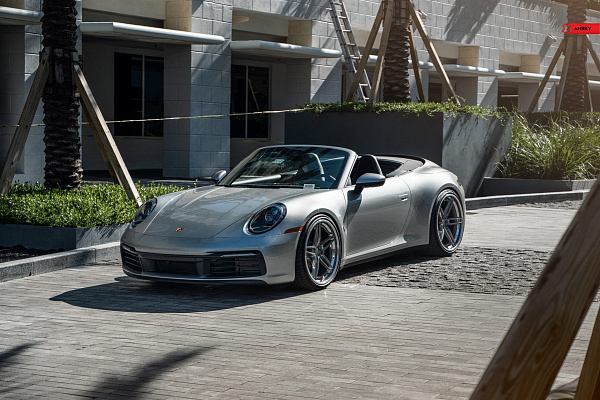 Фото дисков Anrky AN37 Глянцевый темный лак на Porsche 911 VIII