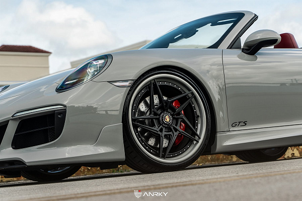 Фото дисков Anrky S3-X3 Черный сатин на Porsche 911 VII