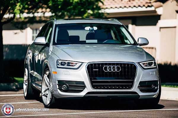 Фото дисков HRE P107 Глянцевый тонированный лак на Audi Q3 (8U)