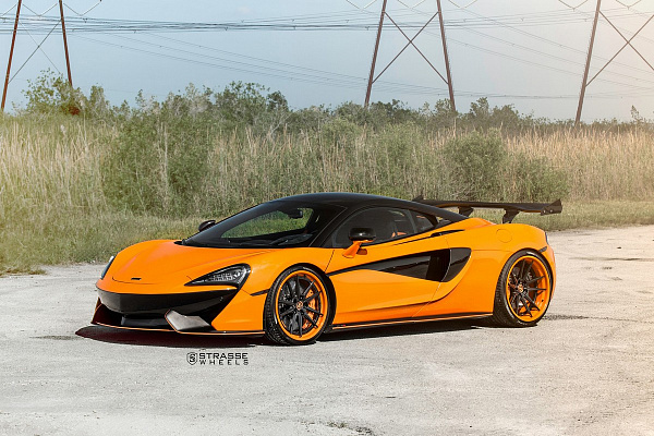 Фото дисков Strasse Wheels SV1 Deep Concave FS Другой цвет на McLaren 570S