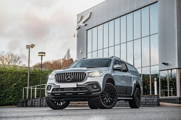 Фото дисков Kahn Kahn RS Черный сатин на Mercedes-Benz X-Class