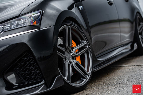 Фото дисков Vossen HF-1 Сатиновый графит на Lexus GS IV