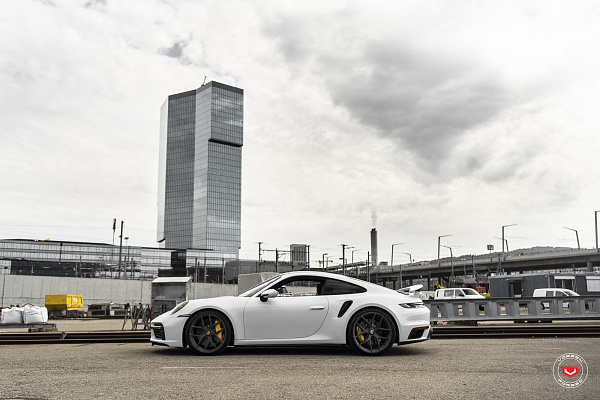 Фото дисков Vossen S21-01 Сатиновый темный лак на Porsche 911 VIII