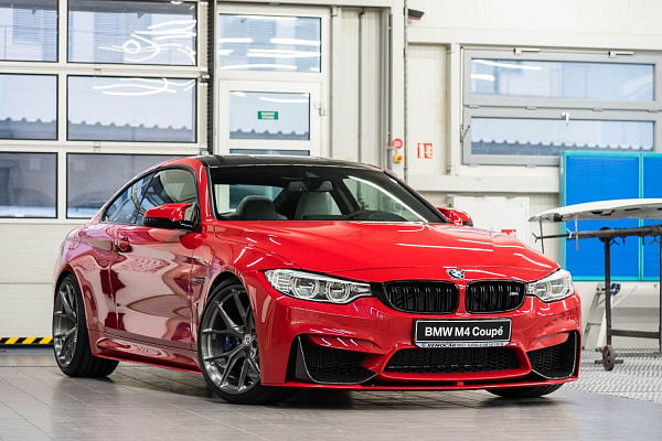 Фото дисков HRE P101 Глянцевый темный лак на BMW 4/M4 (F32/F82)