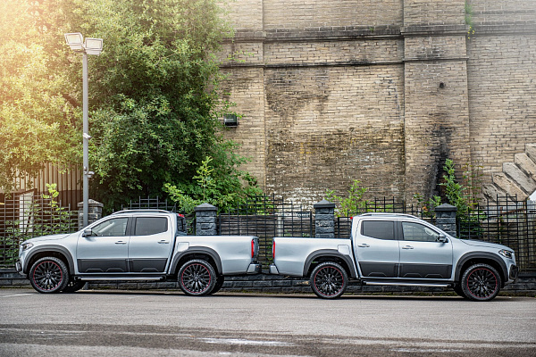 Фото дисков Kahn Kahn RS Черный сатин на Mercedes-Benz X-Class
