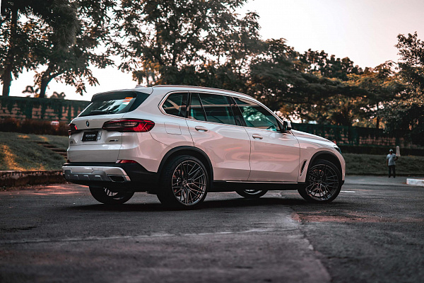 Фото дисков Brixton Forged VL4 Глянцевый графит на BMW X5/X5 M (G05/G18/F95)