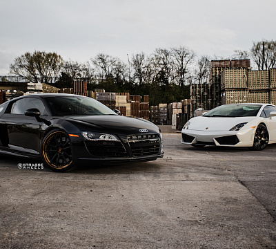 Фото дисков Strasse Wheels SV1 Deep Concave FS на Audi R8 (Typ 42)