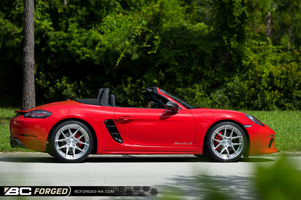 Фото дисков BC Forged HCA381 Глянцевый лак на Porsche Boxster III