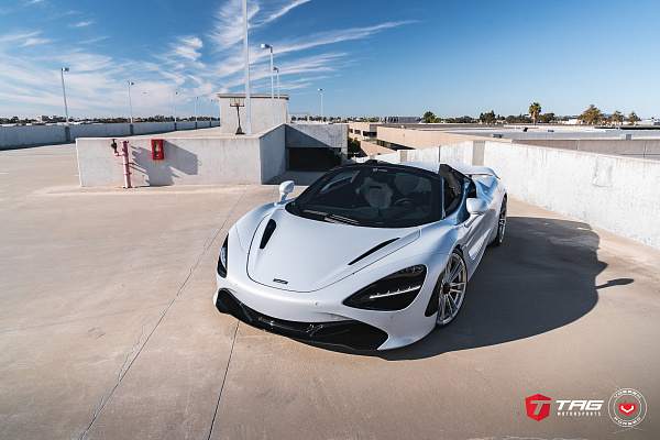 Фото дисков NOVITEC MC3 Сатиновый лак на McLaren 720S