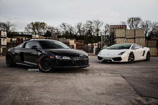 Фото дисков Strasse Wheels SV1 Deep Concave FS Другой цвет на Audi R8 (Typ 42)