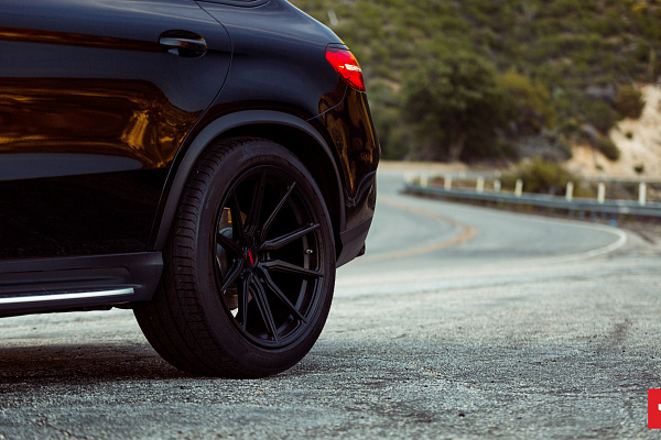 Фото дисков Vossen HF-3 Черный сатин на Mercedes-Benz GLE I