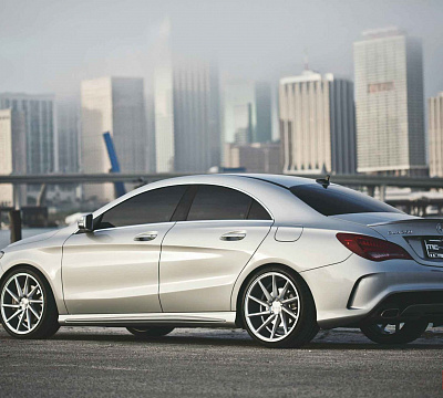 Фото дисков Vossen CVT на Mercedes-Benz CLA (C117, X117)
