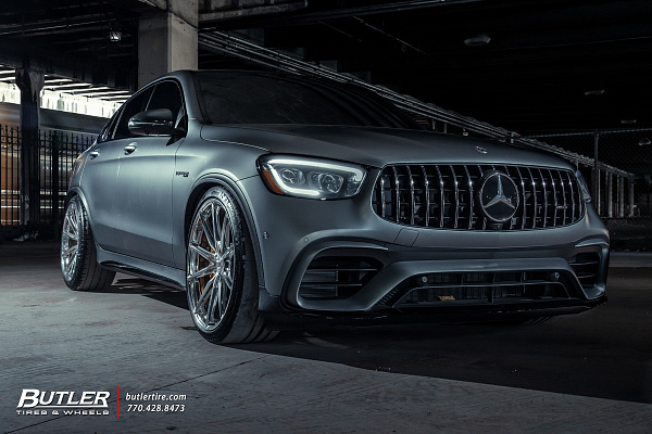 Фото дисков HRE P104SC Полированный лак на Mercedes-Benz GLC (X253, C253)