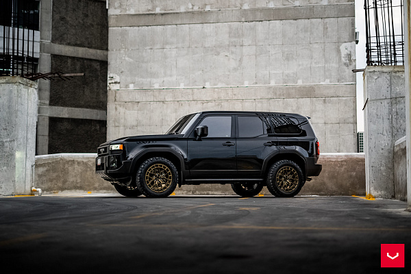 Фото дисков Vossen HFX-1 (6-Lug) Сатиновое темное золото на Toyota Land Cruiser Prado 250
