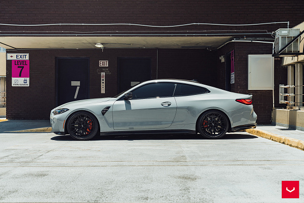 Фото дисков Vossen HF-7 Черный сатин на BMW 4/M4 (G22/G82)