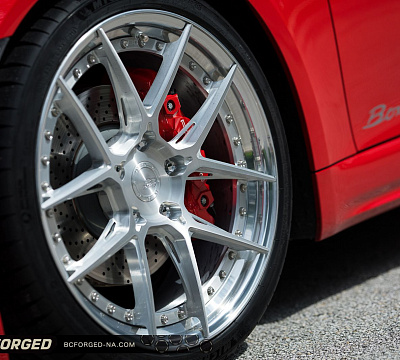 Фото дисков BC Forged HCA381 на Porsche Boxster III