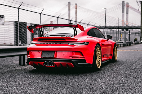 Фото дисков Brixton Forged TR20 Сатиновое темное золото на Porsche 911 VIII