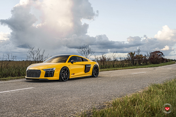 Фото дисков Vossen EVO-3 Черный сатин на Audi R8 (4S)