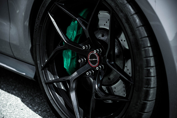 Фото дисков Brixton Forged PF5 Глянцевый темный лак на Audi A/RS 7 (4G)