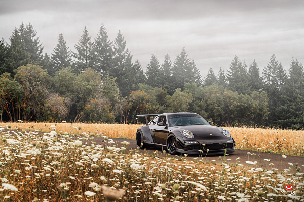 Фото дисков Vossen GEN-02 (3-piece) Черный сатин на Porsche 911 VI