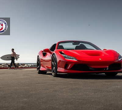 Фото дисков HRE 305 GTS на Ferrari F8