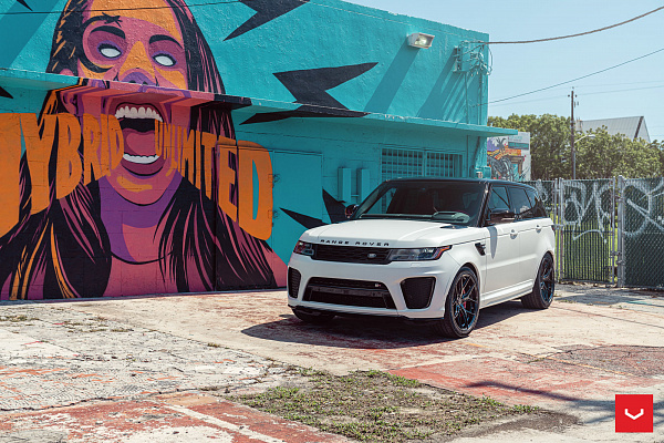 Фото дисков Vossen HF-5 Черный глянец на Range Rover Sport II