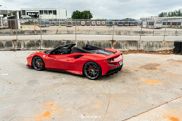 Фото дисков Anrky AN12 Глянцевый темный лак на Ferrari F8
