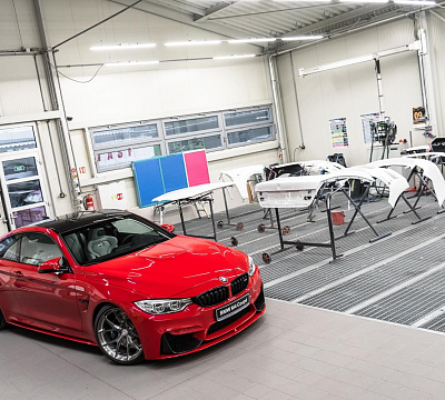 Фото дисков HRE P101 на BMW 4/M4 (F32/F82)