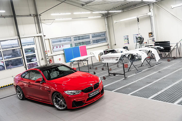 Фото дисков HRE P101 Глянцевый темный лак на BMW 4/M4 (F32/F82)