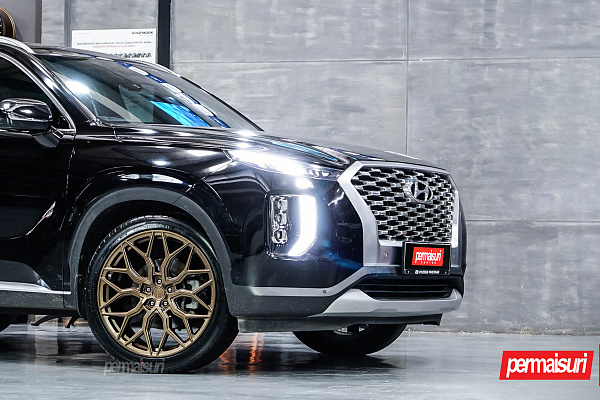 Фото дисков Vossen HF-2 Сатиновая бронза на Hyundai Palisade I