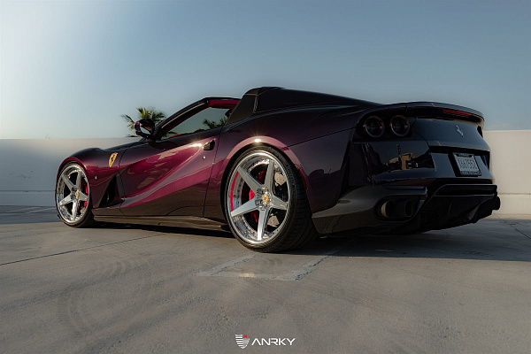 Фото дисков Anrky RS5.3 Полированный лак на Ferrari 812