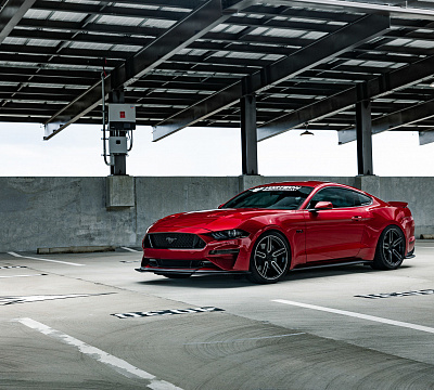 Фото дисков Vossen HF-1 на Ford Mustang VI
