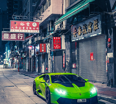 Фото дисков Brixton Forged PF7 Aerotech на Lamborghini Huracan